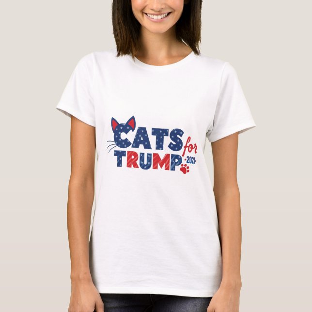 Gatos para camiseta Trump (Frente)