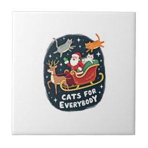 Gatos Para Todos Natal Gato Divertido Natal Mulher