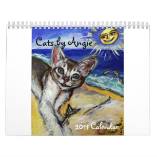 Gatos pelo calendário de Angie 2011