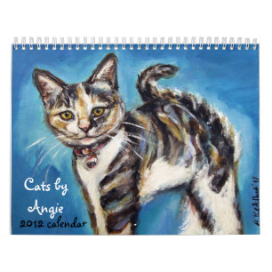 Gatos pelo calendário de Angie 2012