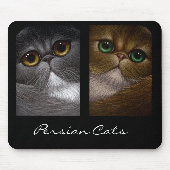 GATOS PERSAS Mousepad (Frente)