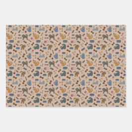 Gatos Rebeldes Puramente no Fundo Castanho