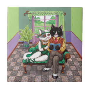 Gatos retros lunáticos do 1920 rujir