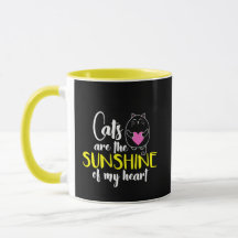 Gatos são o Sol da Minha Caneca do Coração