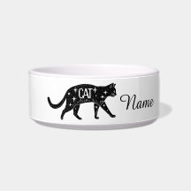 Gatos são os melhores.. Tigela de Cerâmica para Pe