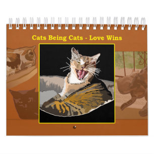 Gatos sendo Gatos - Calendário - Ganhos de Amor