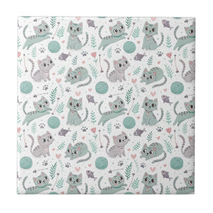 Gatos Travessos, Linha e Peixes - Padrão de Gato F