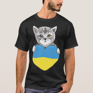 Gatos Ucranianos Camisa da Ucrânia Bandeira da Ucr