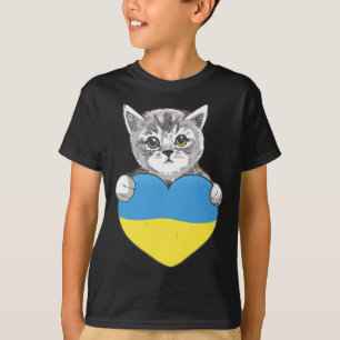 Gatos Ucranianos Camisa Ucrânia Bandeira da Ucrâni