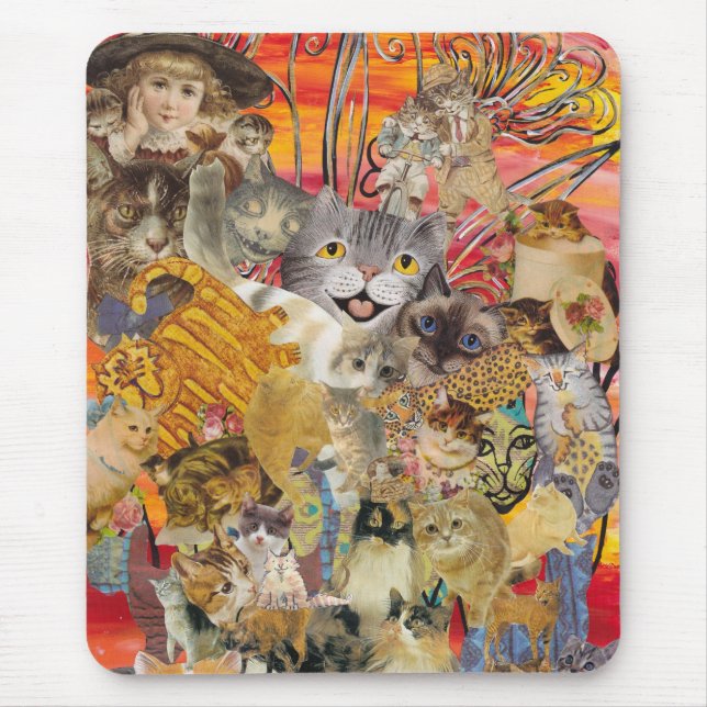 Gatos um mousepad da abundância (Frente)