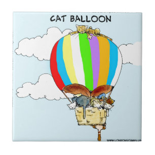 Gatos Voadores Desenho Animado Divertido