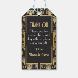 Gatsby Obrigado Casamento das Etiquetas dos anos 2