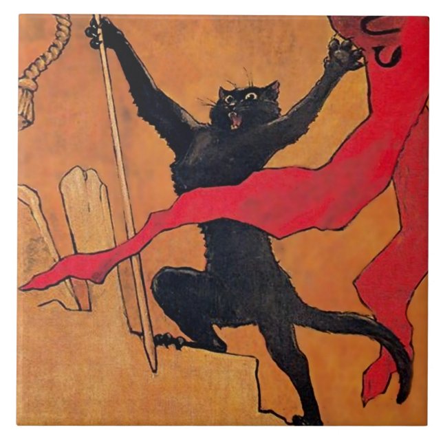 "Gaudeamus Cat" por Theophile Steinlen (Frente)