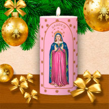 Gaudete! (Rejoice!) with Standing BVM 3"x6"