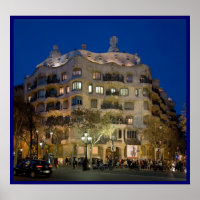 Gaudi La Pedrera poster DE 8,99