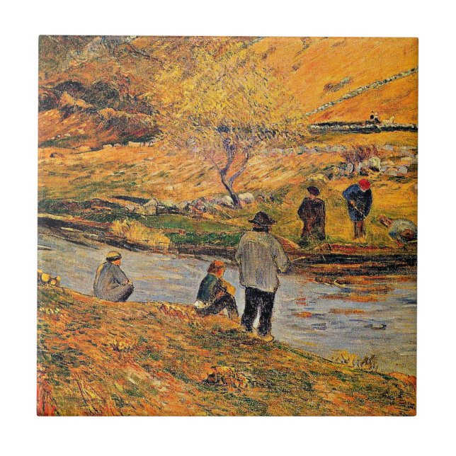 Gauguin - pescador bretão (Frente)