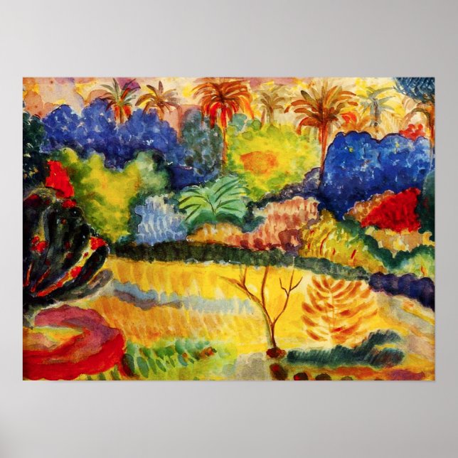 Gauguin Tahitian Landscape Poster (Frente)