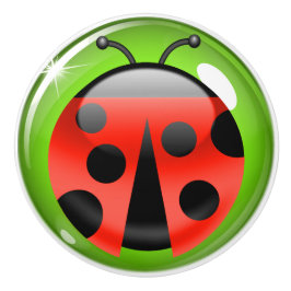 Gaveta LadyBug/Botões do gabinete - SRF