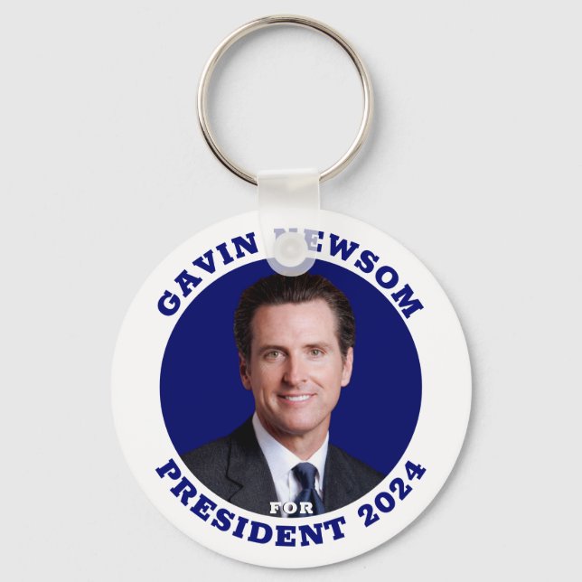 Gavin Newsom para o presidente Chaveiro (Frente)