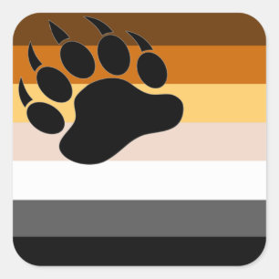 Gay Bear Pride - Adesivos Quadrados