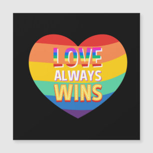 Gay de Orgulho - o amor sempre ganha. Cor do arco-