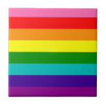 Gay do arco-íris LGBT bandeira Azulejo cerâmica<br><div class="desc">Gay do arco-íris LGBT bandeira Azulejo cerâmica</div>