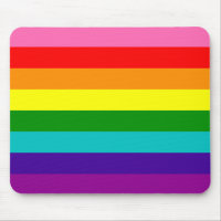 Gay do arco-íris LGBT sinalizador Mousepad