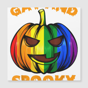Gay e Assustador Abóbora Arco-íris de Halloween LG