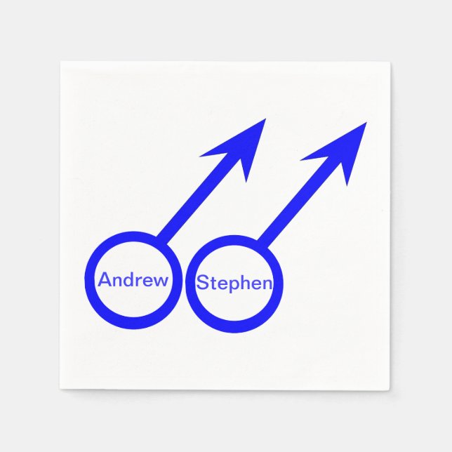 Gay lança guardanapos de papel personalizáveis (Frente)