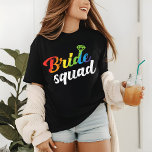 Gay LGBT Orgulho Nojento Esquadrão Casamento LGBT<br><div class="desc">LGBT Pride Bride Squad Squad Gay Lésbica Rainbow Tri-Blend Shirt Shirt apresenta um moderno design temático LGBT com o texto "Bride Squad" na tipografia do arco-íris acentuado com um diamante. Perfeito para festa noiva, madrinhas e muito mais. Criada pelo Evco Studio www.zazzle.com/store/evcostudio #casamento #noivado #lgbtcasamento #bridesquad #LGBT #gay #pride #lésbica...</div>