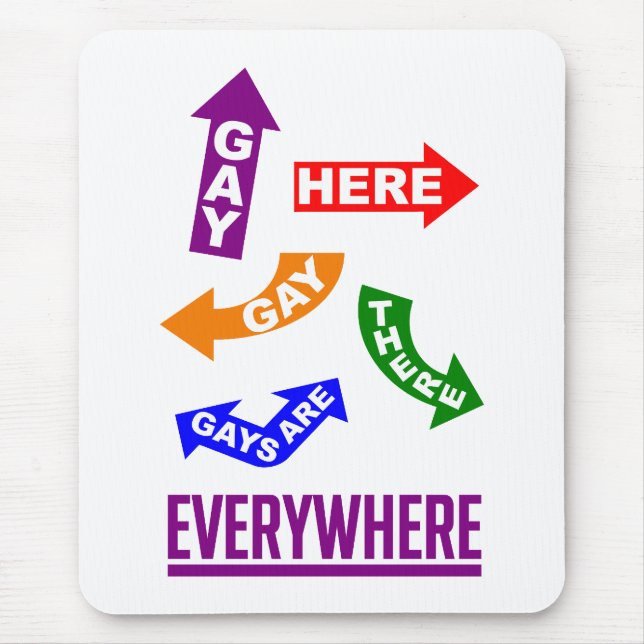 Gay no mouse pad (Frente)