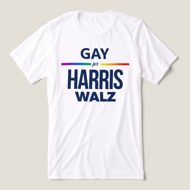 Gay por Harris Walz (Design frontal)