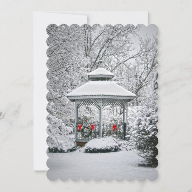 Gazebo na neve (Frente)