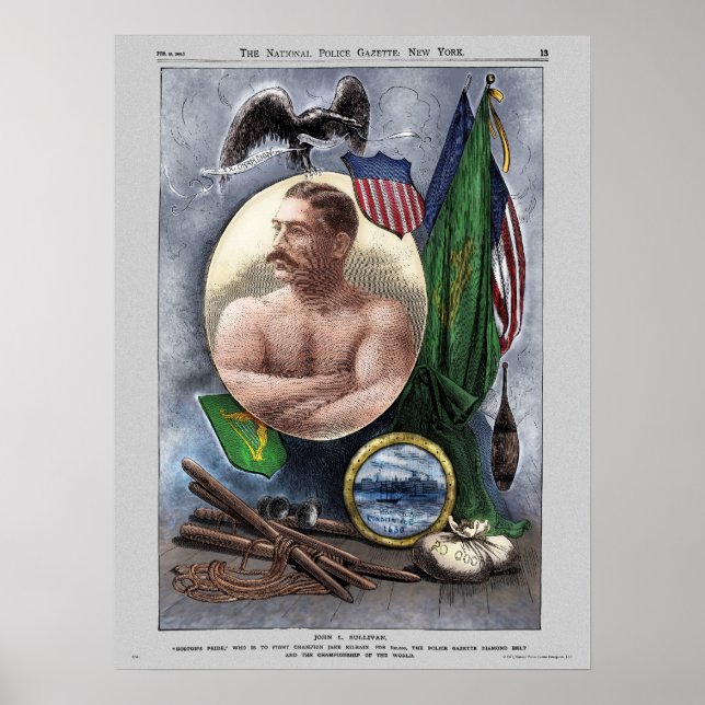 Gazeta da Polícia poster Sullivan (Frente)