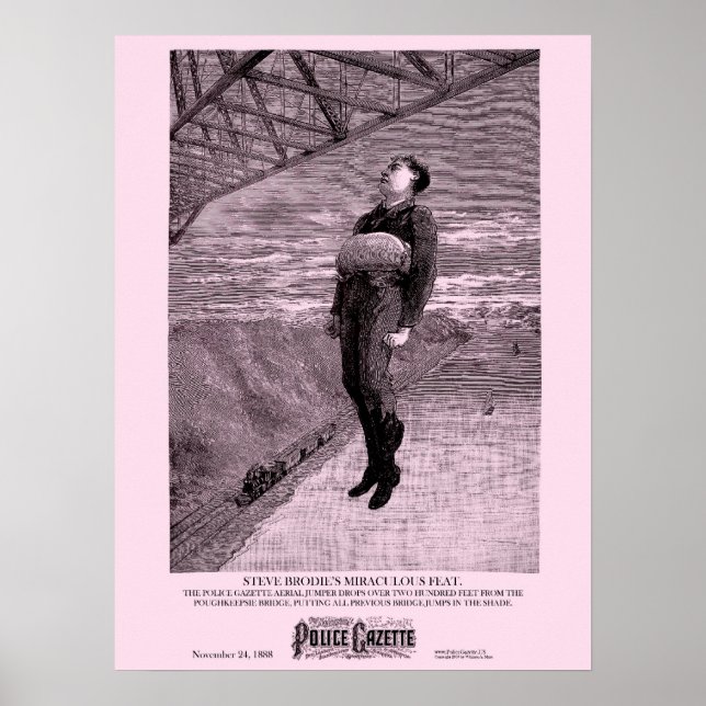 Gazeta poster Brodie da Polícia (Frente)