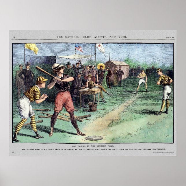 Gazeta poster Daisies da Polícia (Frente)