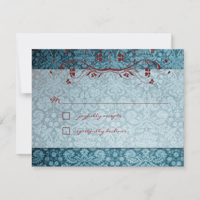 GC | Bejewelt Turquoise & Red RSVP (Frente)