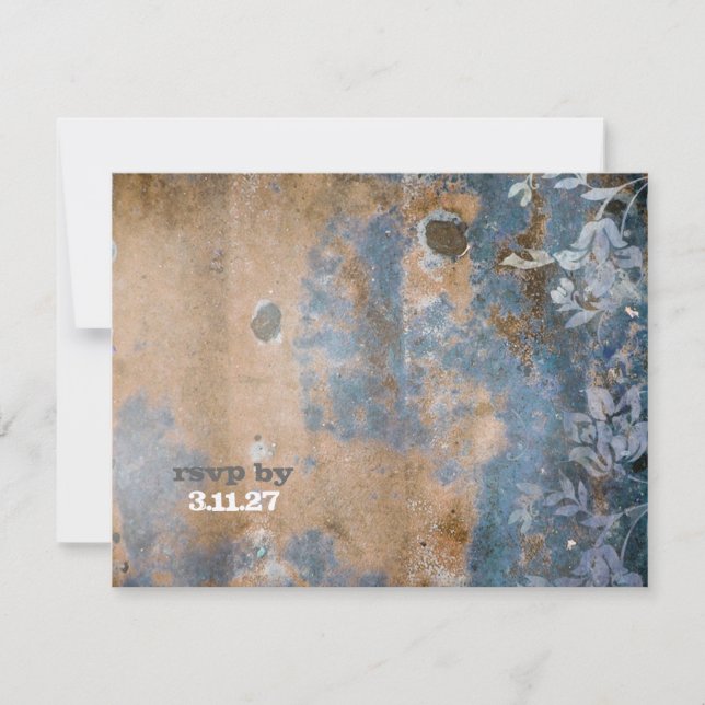 GC | Suntuosamente Rústico RSVP | Metálico Dourado (Frente)