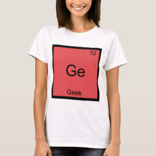 Ge - Camiseta com Símbolo de Elemento Químico Engr