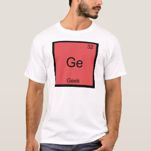 Ge - Camiseta engraçada símbolo de elemento químic