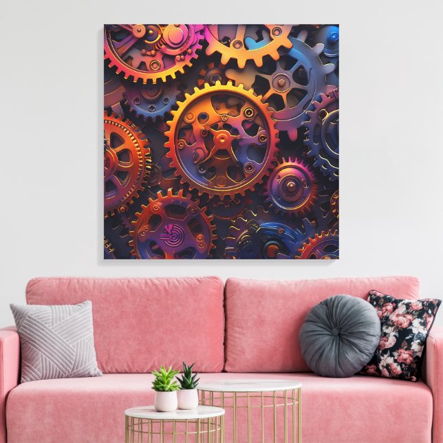 Gears Canvas Art (Insitu(Sala de estar))