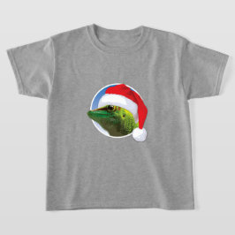 Gecko de Natal - Camisa Básica para Crianças