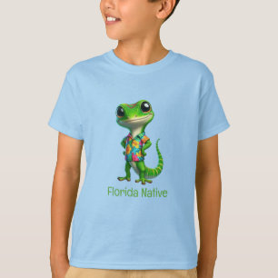 Gecko em Camisa Tropical