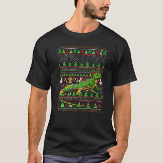 Gecko Lizard Chri, Estilo de Suéter Feio Xmas