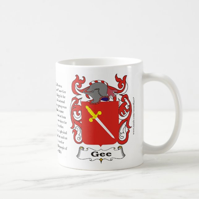 Gee caneca da brasão da família (Direita)