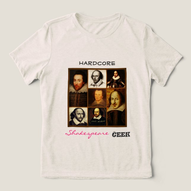 Geek de Shakespeare radical T - Camisa (Design frontal)