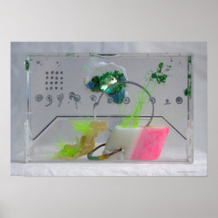 Geek Gem K7 1986 Poster de mídia mista