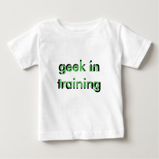 geek na camisa trianing da criança T
