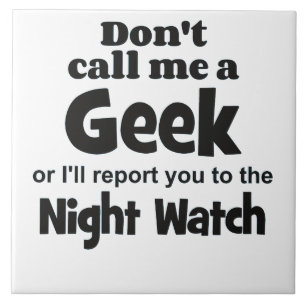 Geek Night Watch bf