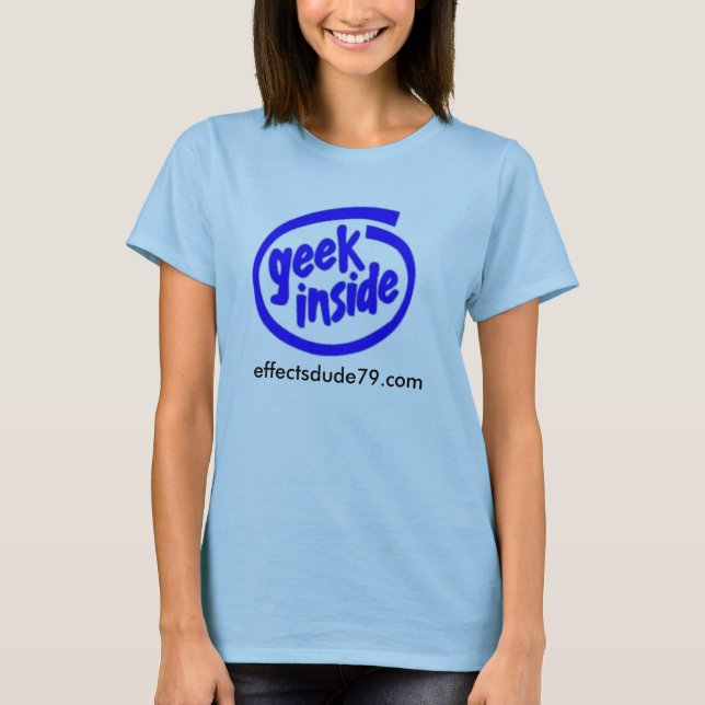 geek para dentro, camisa de effectsdude79.com (Frente)